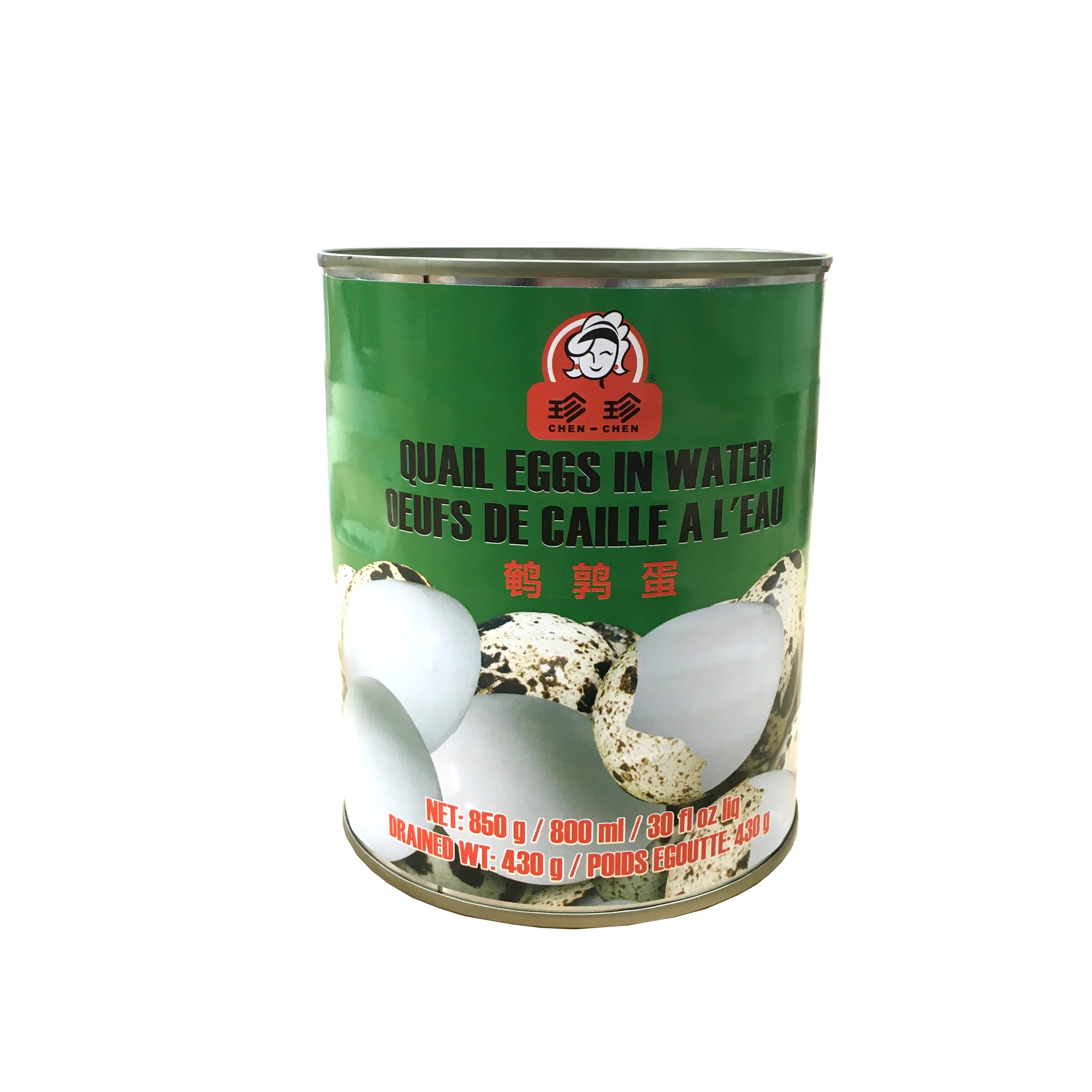 CHEN CHEN QUAIL EGGS IN WATER (800ML) AG112001