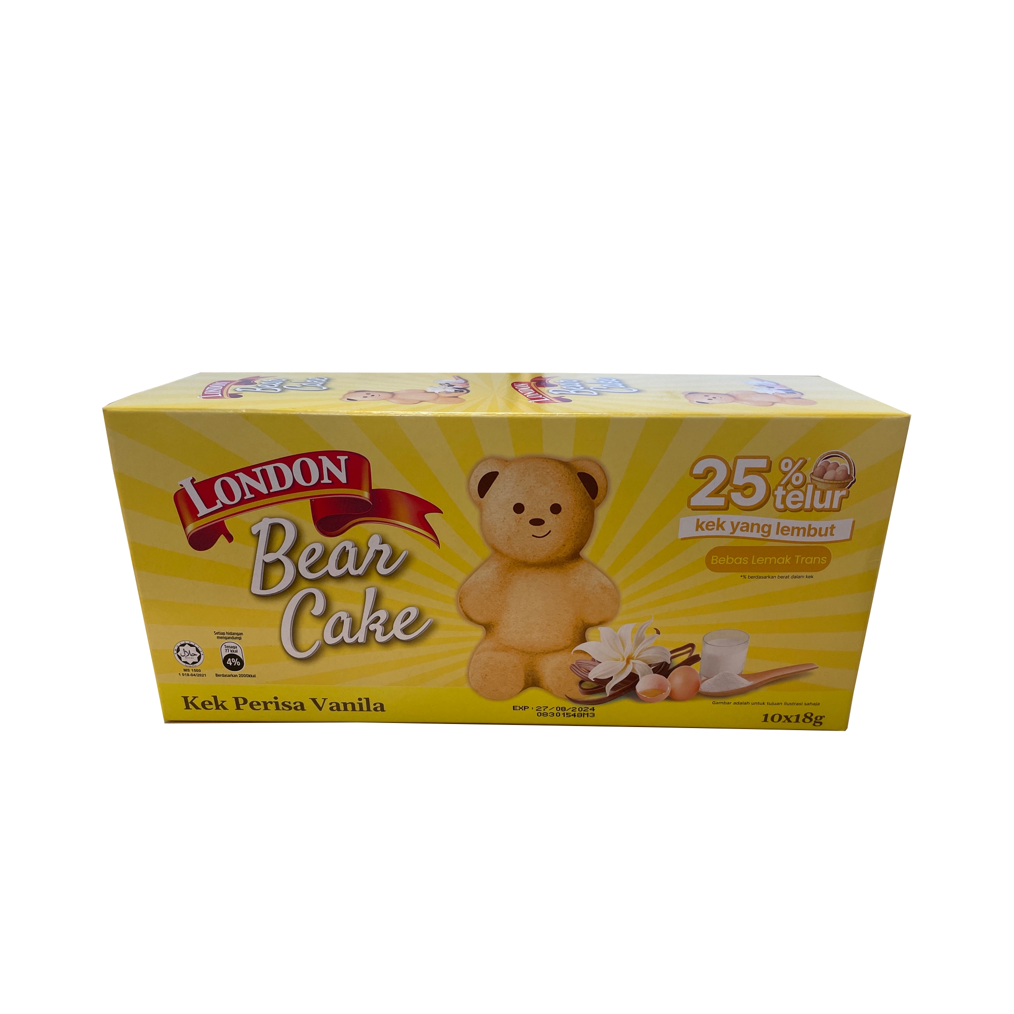 LONDON BEAR CAKE - VANILLA FLAVOUR SN205062